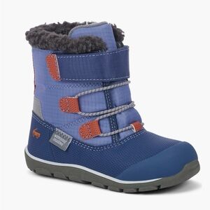 NWT See Kai Run Gilman Waterproof Snow Boot in Blue
